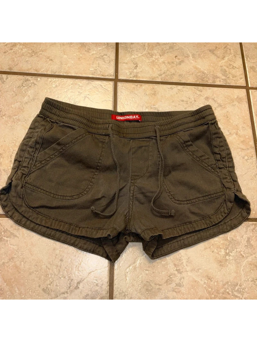 Unionbay Y2K Green mini Shorts
